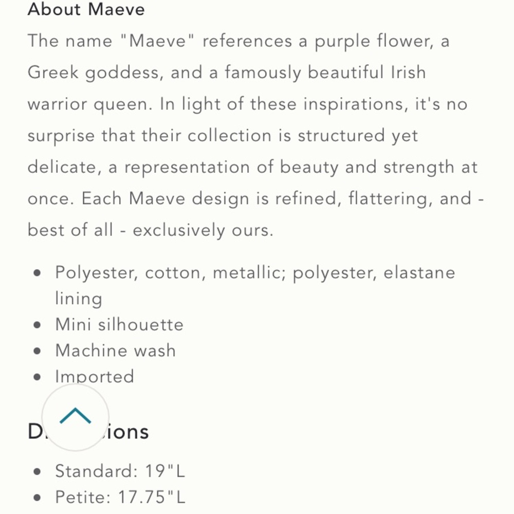 Anthropologie mini skirt from Maeve, NWT, size 8 - Picture 6 of 15